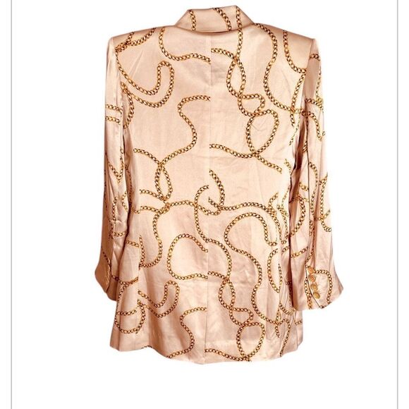L'AGENCE Chic Chain Blazer NWT Size 2 - Picture 2 of 4